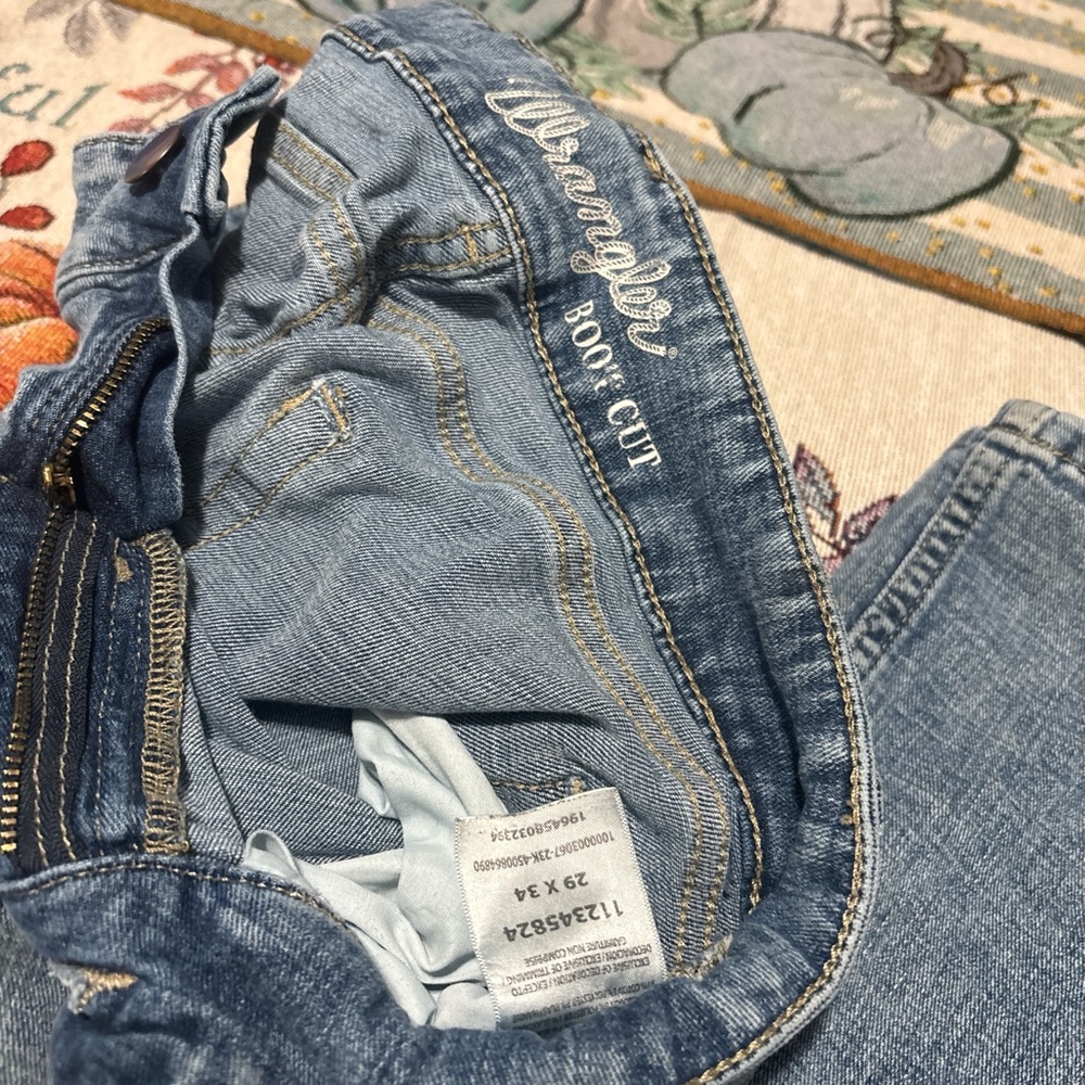 Wrangler Light Blue Boot Cut Denim